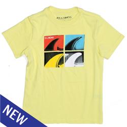 Boys Quad T-Shirt - Light Yellow