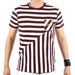 Celta Stripe T-Shirt - Brownie