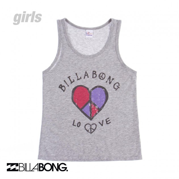 Girls Billabong Dreamers T-Shirt - Heather Grey