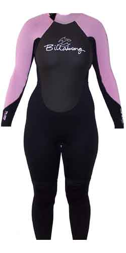 Billabong Ladies Foil 3mm Glued & Blindstitched Steamer wetsuit
