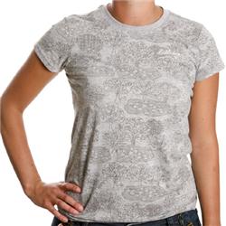 Ladies Santa Cruz T-Shirt - Heather Grey
