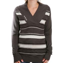 Ladies Sibo Knit Sweatshirt - Titanium