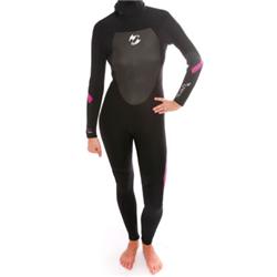 Ladies Synergy 5/4/3mm Wetsuit-Blk/Blk/V