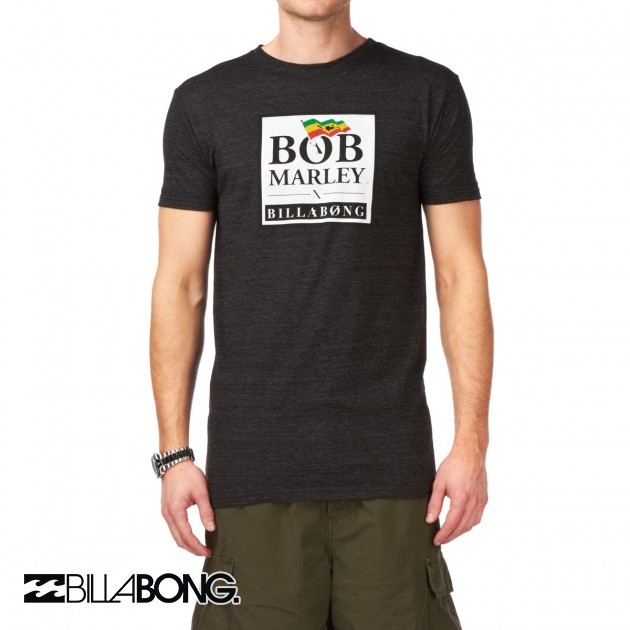 Mens Billabong Babylon T-Shirt - Black Heather
