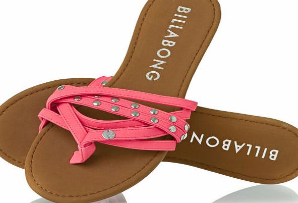Billabong Womens Billabong Caliente Flip Flops - Coral Kiss
