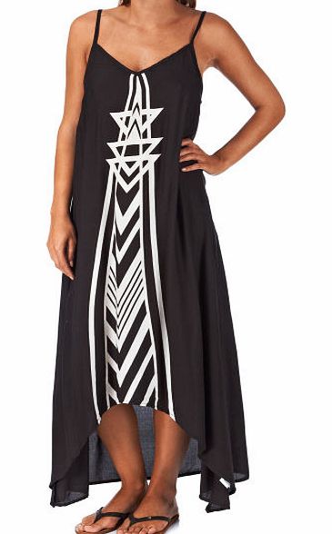 Billabong Womens Billabong Golden Splash Dress - Off Black