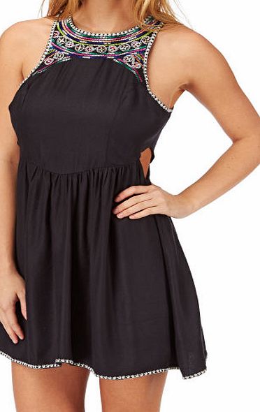 Billabong Womens Billabong Sol Shining Dress - Off Black