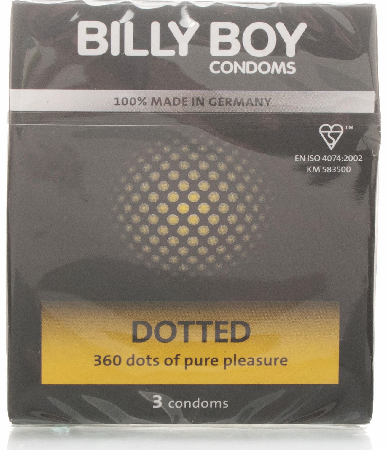 Billy Boy Dotted Condoms 3 Pack
