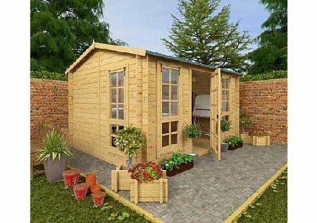 BillyOh Garden Office Log Cabin - 9 x 11ft