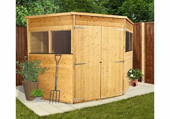BillyOh Premium Tongue and Groove Corner Shed