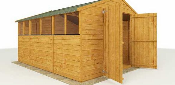 BillyOh Tongue and Groove (Apex) Wooden Shed -