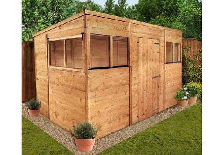 BillyOh Tongue and Groove Pent Garden Shed 10ft