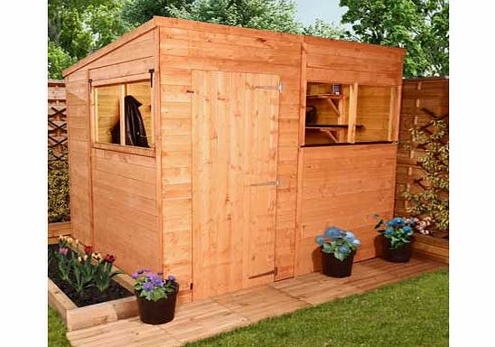 BillyOh Tongue and Groove Pent Garden Shed 8ft x