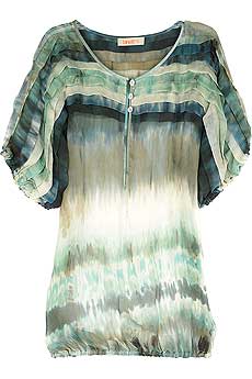 Binetti Cannes demi-sheer top