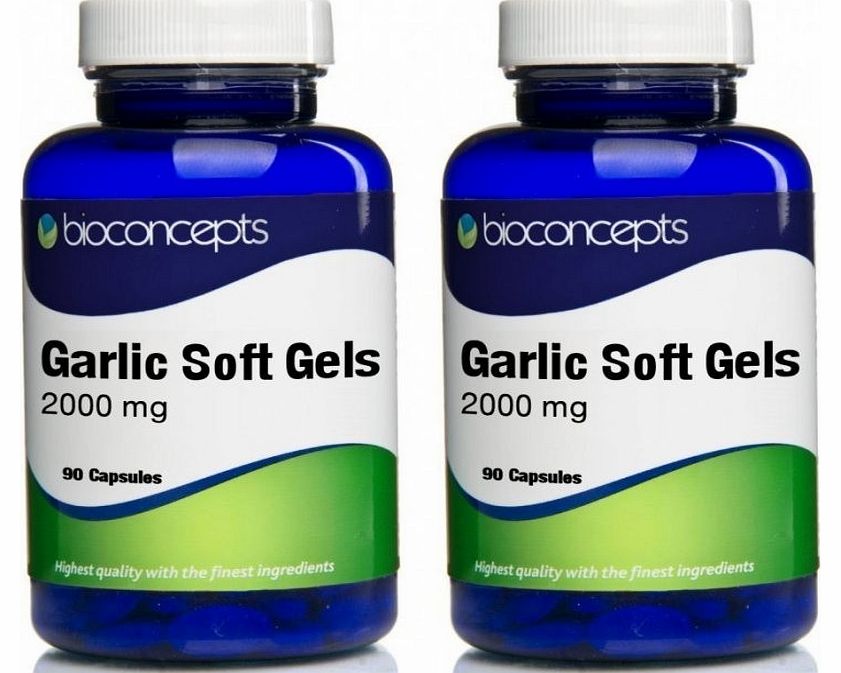 Bioconcepts Garlic Soft Gels 2000mg Twin Pack