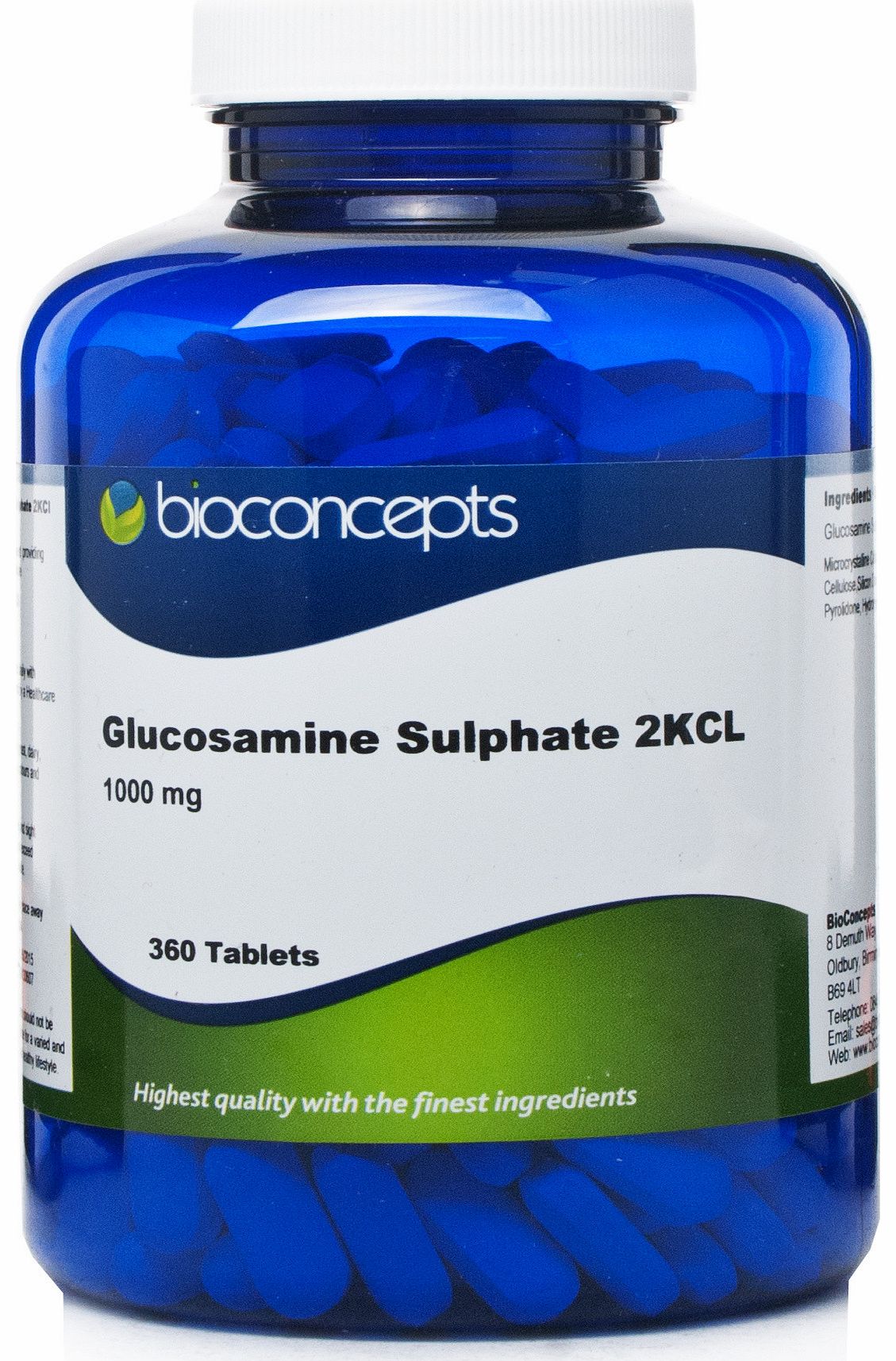 Bioconcepts Glucosamine Tablets 1000mg - 360 Tablets
