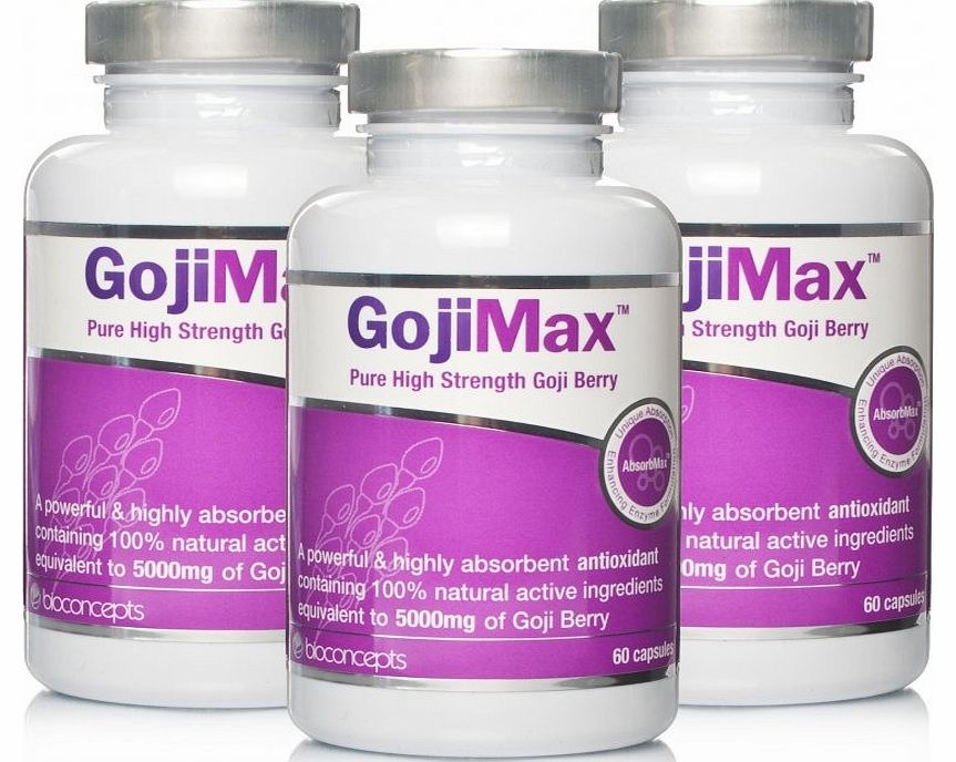 Bioconcepts GojiMax Pure High Strength Goji Berry Triple Pack