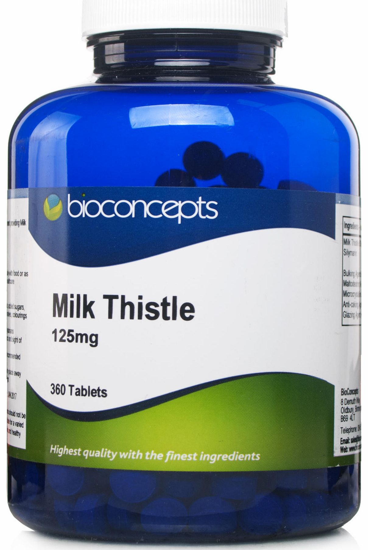 Bioconcepts Milk Thistle 125mg