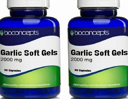 Bioconcepts Odourless Garlic 2000mg Twin Pack