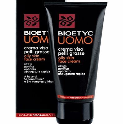 Bioetyc Uomo Oily Skin Face Cream 50 ML No Colour