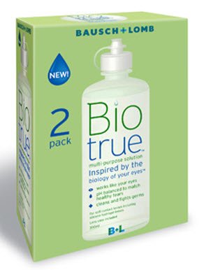 Biotrue multi-purpose contact lens solution 2 x 300 ml pack (Twin Pack)