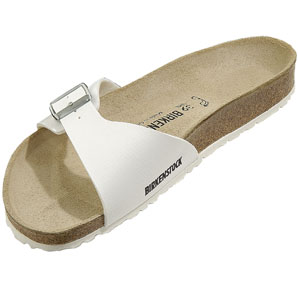 Birkenstock Madrid Sandals, White, Size 3-3.5/36