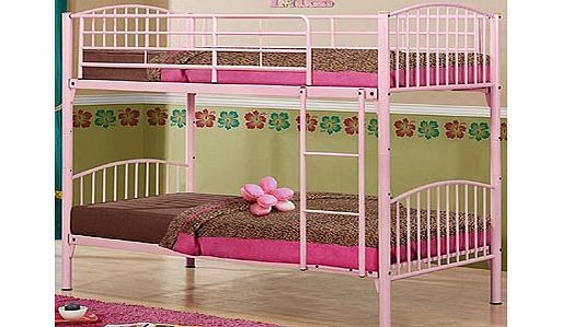 Birlea Corfu 3ft Pink Bunk Bed