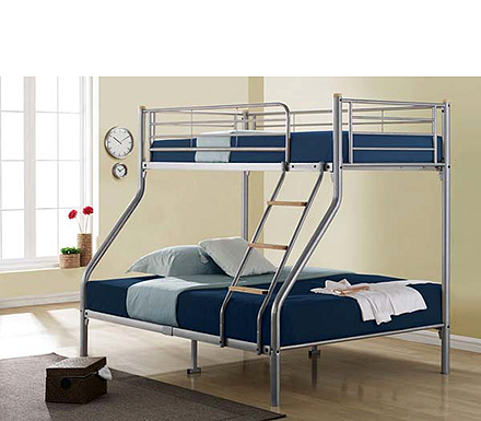 Birlea Furniture Ltd Dakota Triple Sleeper Metal Bunk Bed