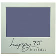 Birthday 70th Birthday Photo Frame