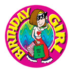 birthday Girl big badge