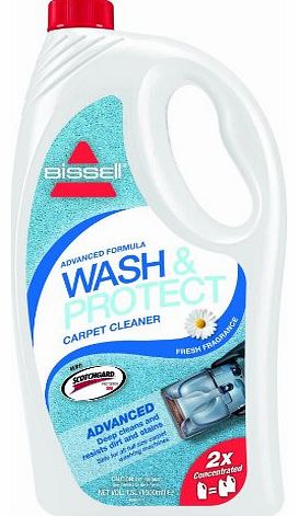 BISSELL  92F4E 1.5 Litre Wash and Protect 2x Fresh Fragrance Carpet Cleaning Formula