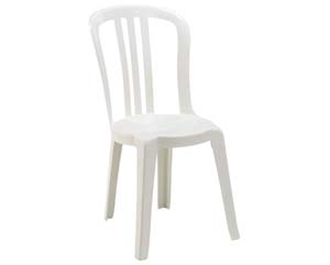 Bistro plastic chair