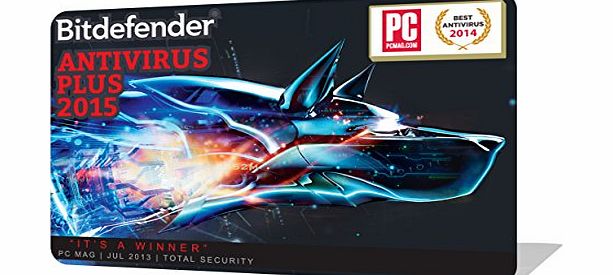 Bit Defender Bitdefender Antivirus Plus 2015 - 1 year - 3 users - POSA Card (PC)