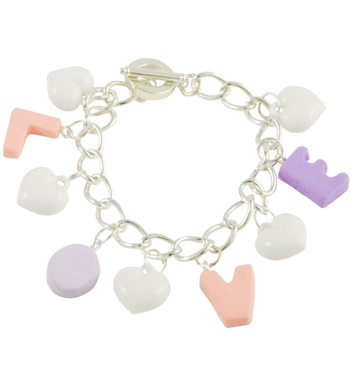 Alphabet Candy Love Charm Bracelet from Bits and