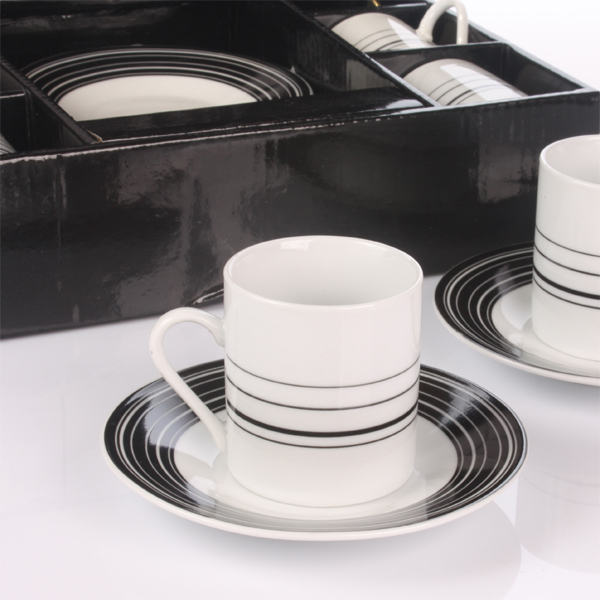 Black and White Expresso Set