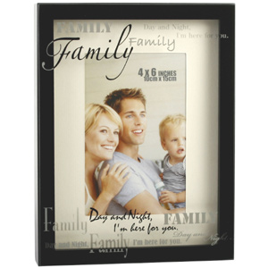 Black Box Style Family Photo Frame