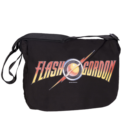 Black Canvas Flash Gordon Shoulder Bag