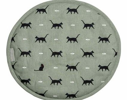 Black Cat Hob Cover 4735CX