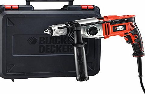 BLACK DECKER Black   Decker KR7532BK-GB 750 W Hammer Drill with Two Gear