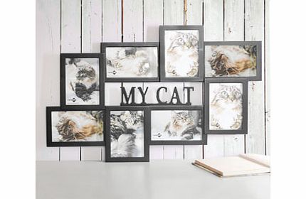 My Cat Eight Multi Photo Wall Hanging