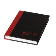 Black n Red A6 Casebound Manuscript Book