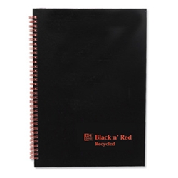 Black n Red Book Wirebound Recycled