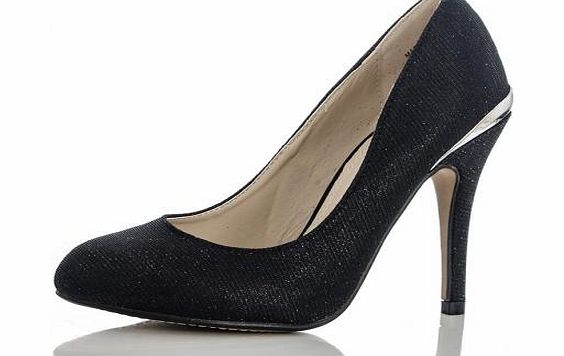 Black Sparkle Shimmer Courts