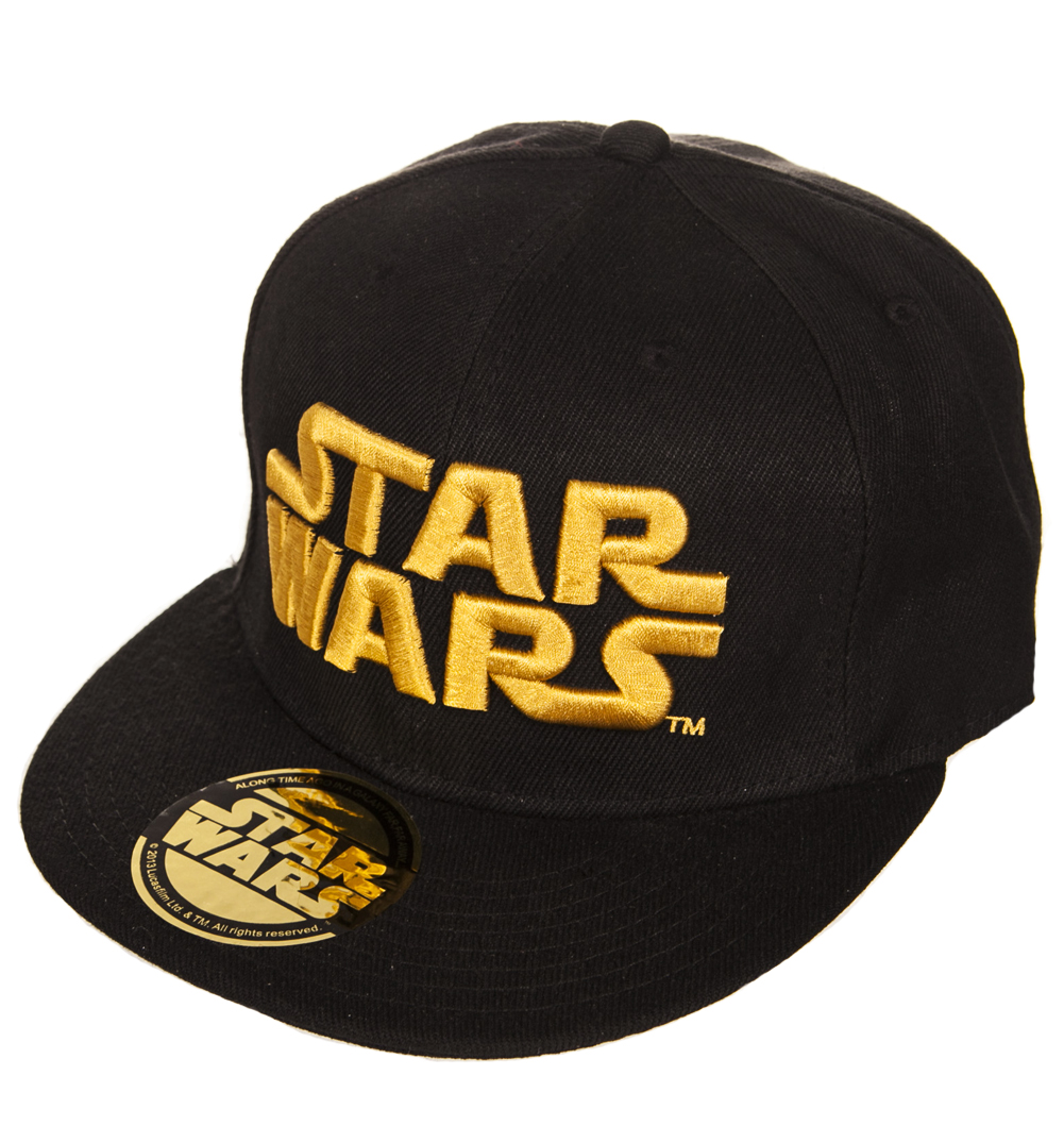 Black Star Wars Logo Baseball Cap