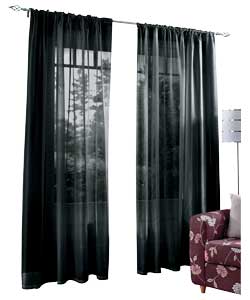 Voile Slot Top Curtains - 60 x 90 Inch