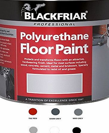 Blackfriar Professional Polyurethane Floor Paint DARK GREY 500ML