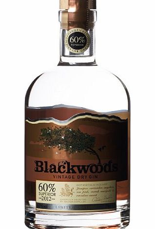 Blackwoods Gin 60Percent 70 cl