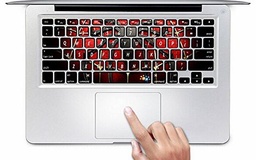 Blancho Fashion Ultra-thin Spider-Man Keyboard Stickers / Decals For MacBook Air 13 Inch