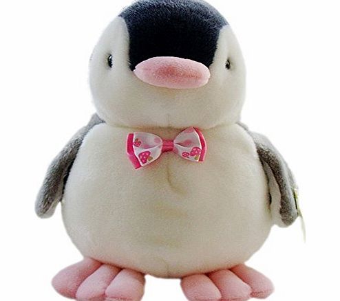 Blancho Plush Doll for Kids Softer Plush Toy Cute Stuffed Penguin Pink Mouth 9.8``(H)