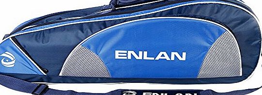 Blancho Simple Portable Badminton Equipment Bag Badminton Racket Bag BLUE
